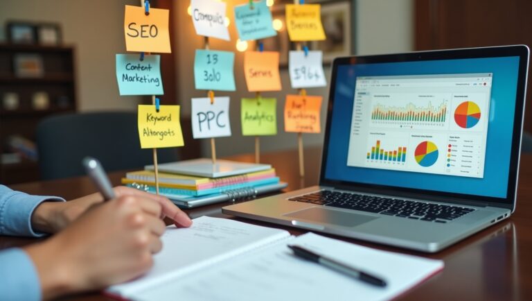 How are keywords related to digital marketing?